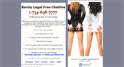 Desktop Screenshot of barelylegalchat.net